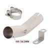 Slip On For VOGE 300DS 800 Rally 2020 - 2026 Motorcycle Exhaust System Modify Middle Link Pipe Connect 51MM Muffler Esacpe Moto