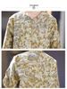 2025 Spring Retro Chinese Jacquard Frog Button Loose Top YW8989