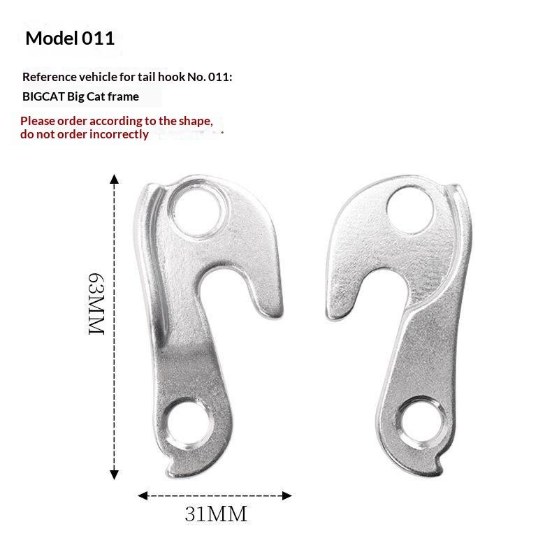 Universal Rear Derailleur Hanger 1PC Durable Anti-Rust Bike Tail Hook for Road Mountain Bicycle Cycling Enthusiasts