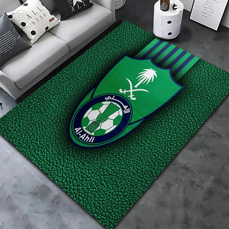 Alahli Saudi Fc Carpet Rug For Living Room Bedroom Home Sofa Decoration Kids Play Nonslip Floor Mat
