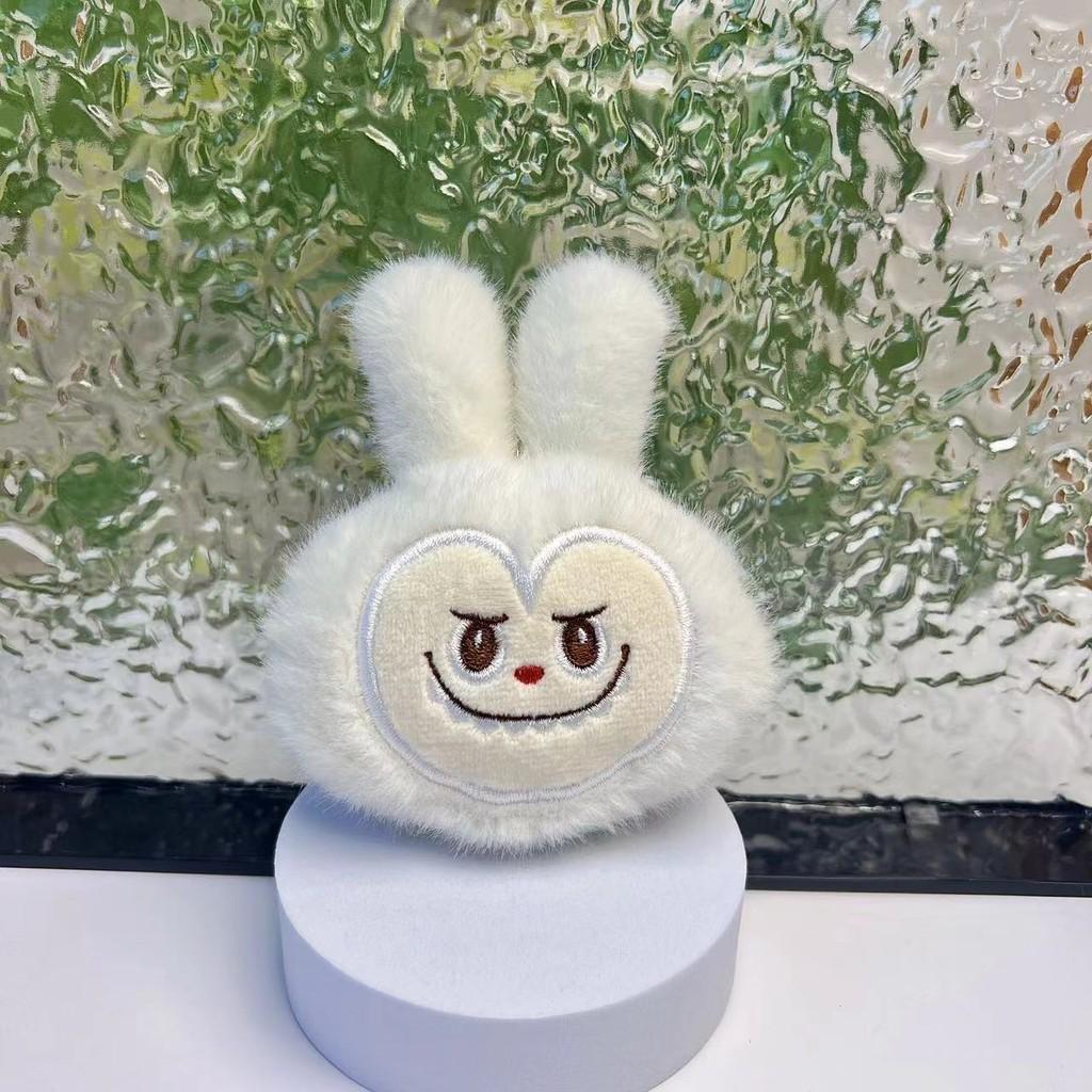 Rabbit Whimsical Plush Keychain Brooch Available In Multiple Vibrant Colors