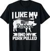 Camiseta Divertida de Chef para Barbacoa, Costillar Frotado y Cerdo Desmenuzado