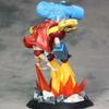 21Cm One Piece Anime Figures Straw Hat Pirates Crew Battle Franky Action Figure PVC GK Statue Model Doll Collection Toys Gift