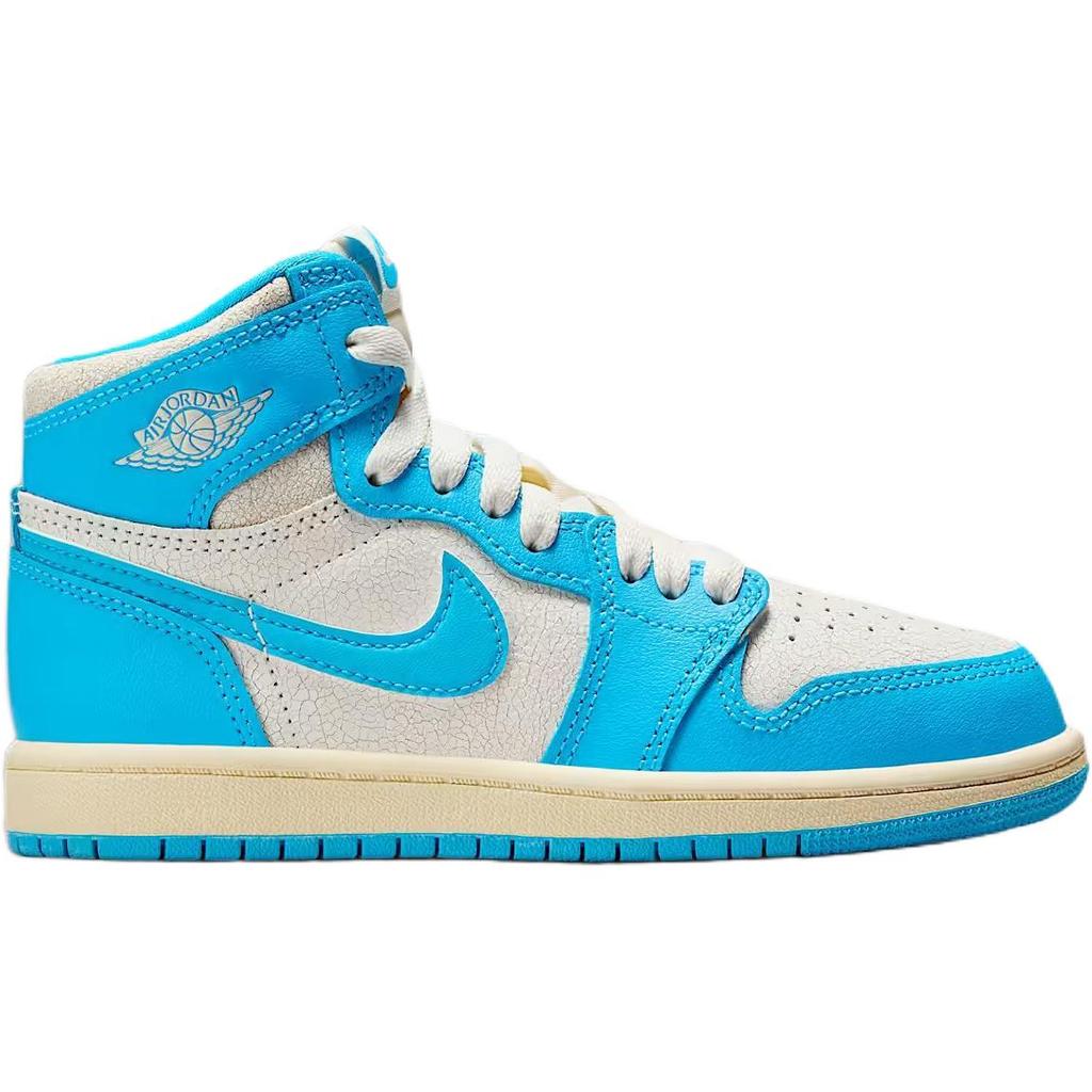 Air Jordan 1 Retro High OG PS UNC Reimagined Dětské tenisky Modrá Tmavě-práškově-modrá Plachetnicová FD1412-402