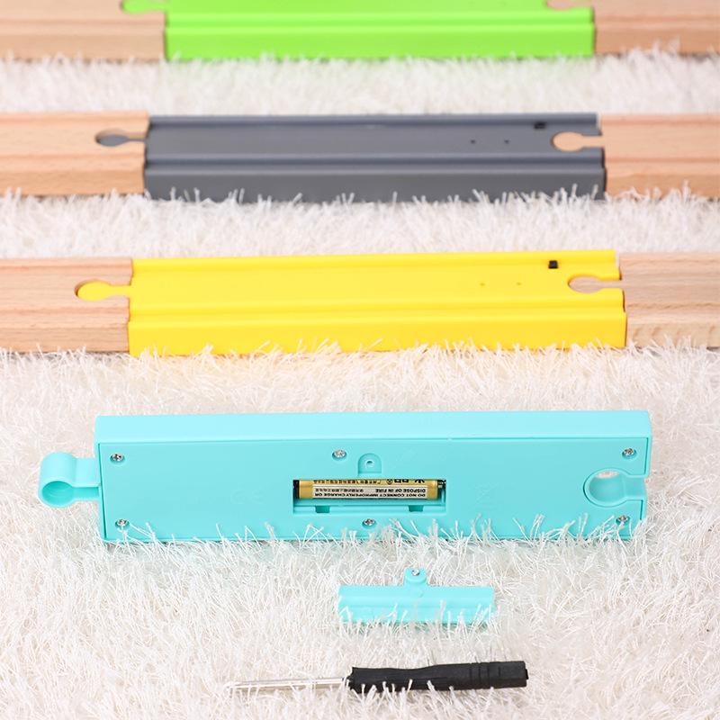 Electric Touch-Activated Train Track Button Compatible with Wooden Tracks