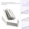 50 Set 80mm Hole Pitch Paper Fasteners 2-Hole File Fasteners Binding Clamp  Document Organizer