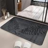 Polyester Memory-Schaum Badezimmerteppich Rutschfest Wasserabsorbierend Für Wohnzimmer- und Küchengebrauch