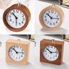Wooden Bedside Alarm Clock With Led Display And Night Light For Students