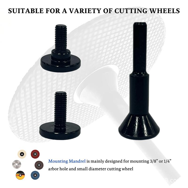 

1 шт. Оправка для крепления отрезных кругов, отрезной диск для угловой шлифмашины, переходник с хвостовиком с отверстием 6/10 мм, войлочный круг, пильный диск