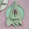 Kitchen Cloth Napkins Rustic Napkin, 16 Inch Solid Color Linen Machine Reusable Washable Farmhouse Style Napkin for Wedding Bridal Shower Dining Table