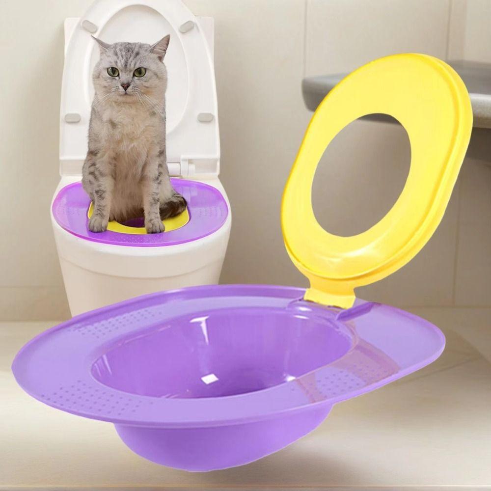 Washable Pet Toilet Trainer Portable Cat Urinal Potty Reusable Litter Box  Training System