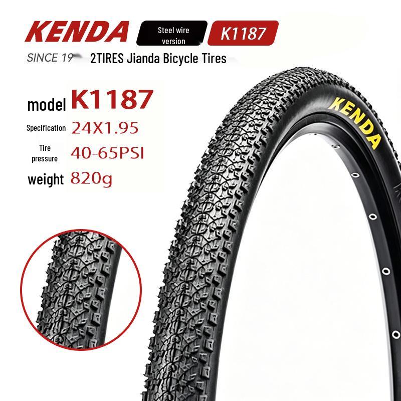 JianDa K1187 Mountain Bike Tire - Available in 24/26/27.5/29 x 1.95 Sizes