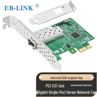 Adaptateur réseau PCIe Fibre Optique SFP Gigabit Intel I210 EB-LINK (Version CN)