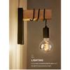 LED Wall light Sconces Fixtures 110V/220V E27 Iron Retro LED Wall Lamps Indoor Lamp Kitchen Bedside Living Room Bedside Lamp