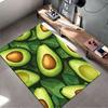 Avocado Pattern Green Carpet suitable as a non-slip mat for the living room or bedroom sofa