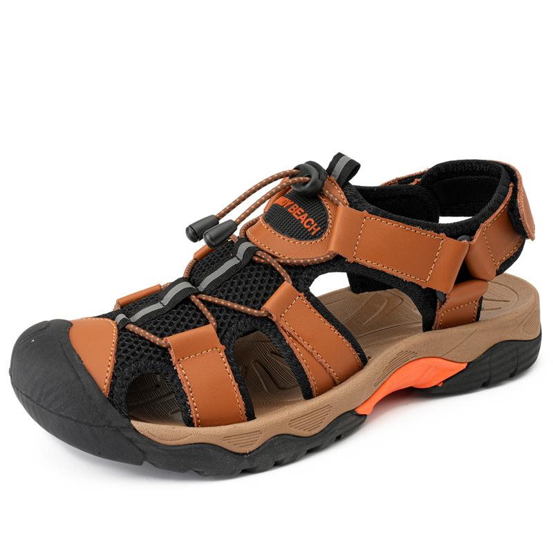 Fashion Summer Men's Sandals Casual Breathable Beach Slippers Light Non-slip Hiking Shoes Outdoor Quick Dry Wading Shoes Men Sneakers 48