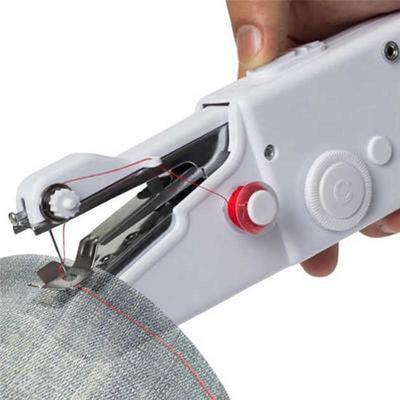 Mini Hand Sewing Machine Stitch Sew Needlework Cordless Clothes Fabrics Electronic Sewing Machine