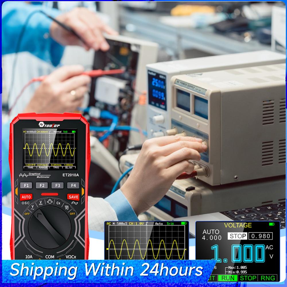 

1MHz Automatic True RMS Multimeter 4000 Count 2.5Msps Graphical Handheld Oscilloscope Multimeter 2-in-1 Oscilloscope Multimeter China Mainland