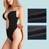 Women's Bodysuit Bra Black Shaping Thong for Backless Dress XL Body 01 - Black - 38