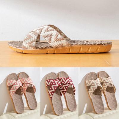 Morgue EVA Sole Beach Linen Slippers