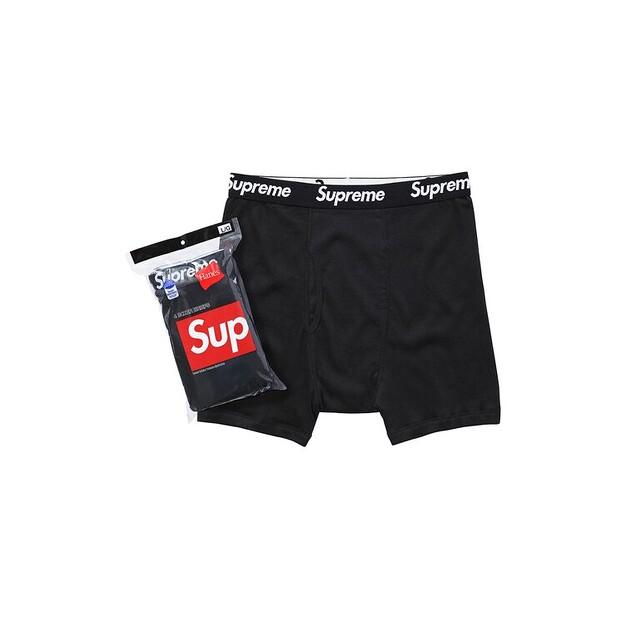 Набор боксёров Supreme Hanes Boxer Brief Black EU L