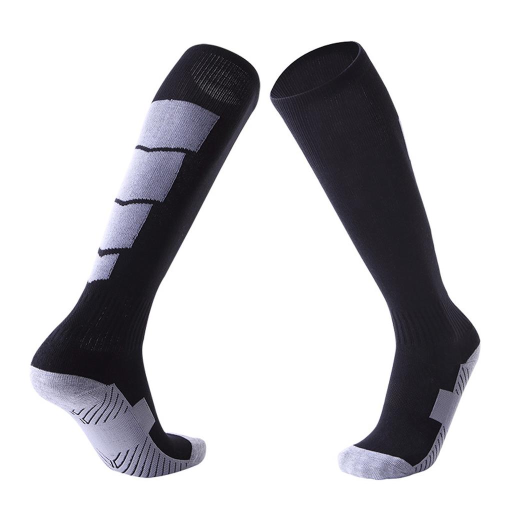 Mens Football Soccer Socks Over Knee High Long Sock Baseball Runing Sport