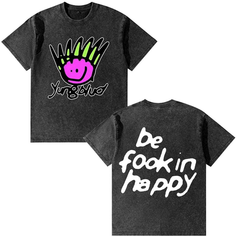 

Yungblud Lowlife Album Logo Washed T Shirts Men Women Clothing Fashion Short Sleeve T-shirts Cotton Oversized T-shirt Top 3XL