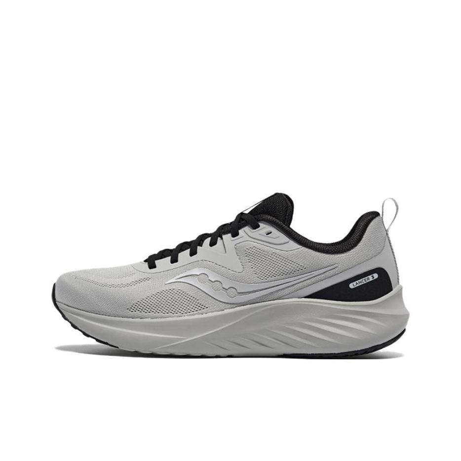 SAUCONY Lancer 3 Comfortable Versatile Running Shoes Men Sneaker Gray Black S28226-18
