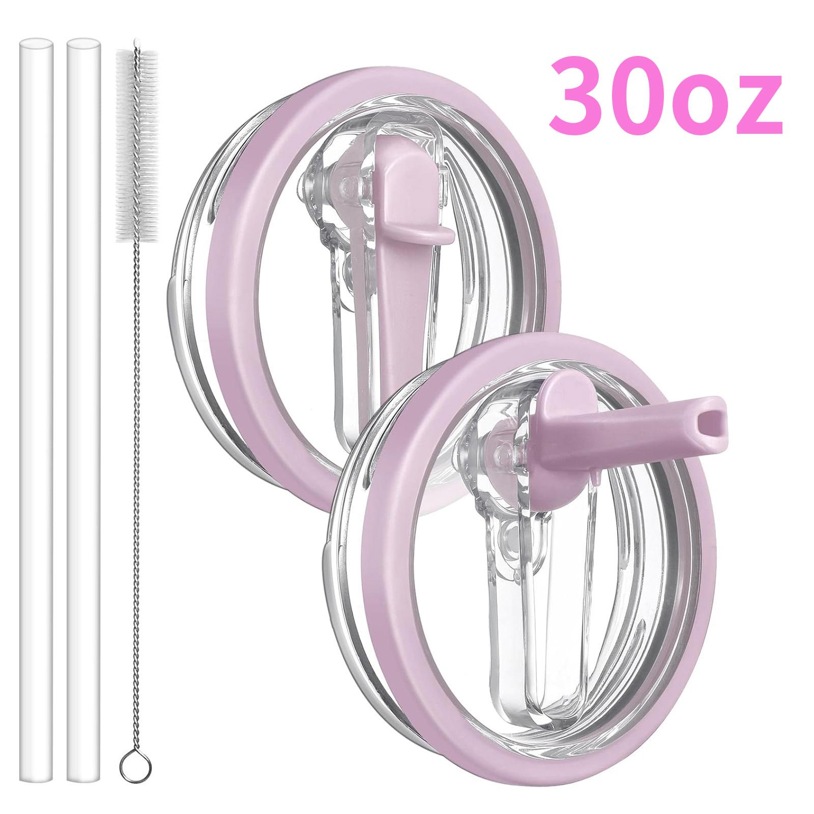 

2 Pack 30/40 oz Tumbler Detachable Flip Straw Lid Replacement Fit for Stanley Cup,No Spill Flip Top for Stanley Cup Accessories