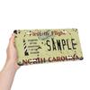 Souvenir Metal License Plate, Custom Auto Sign 15x30cm