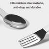Preschool Dinosaur Silicone Fork And Spoon Set (green Long), Baby Training Self-service Feeder Easy To Grip Toddler Tableware Set, Suitable For Weanin