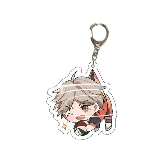 [KuaYu] Shoyo Hinata Takashi Sugawara Hotaru Tsukishima Keychain Hanging Decoration Set of 5 Bag Decoration Bag Decoration Mobile Phone Moe Goods