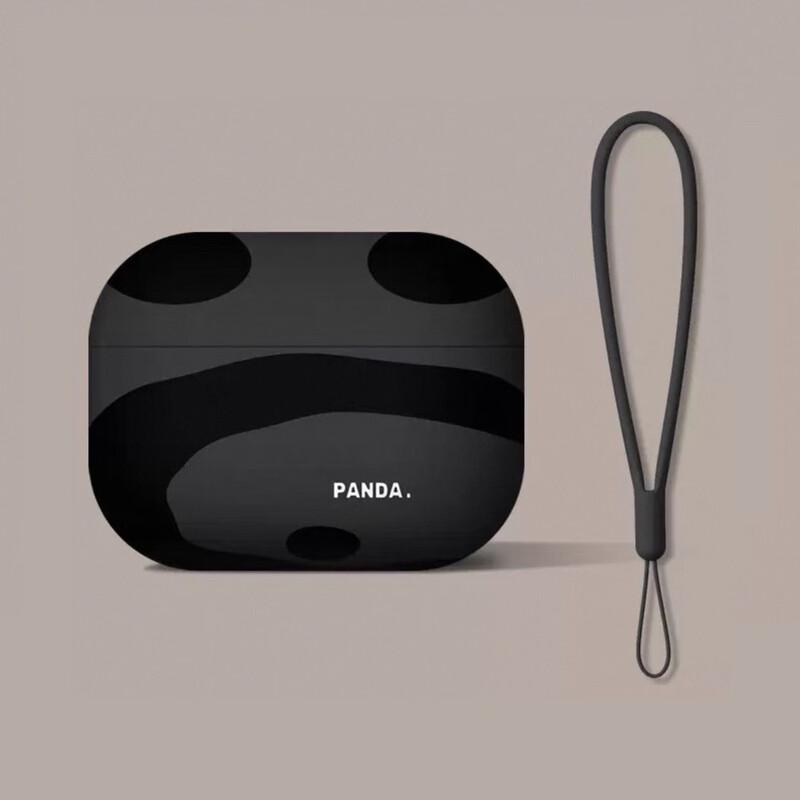 Захисний чохол з дизайном панди для Apple AirPods 3 з ремінцем