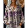 BITCED Women's Fashion Casual Long Sleeve V Neck Blouses & Shirts