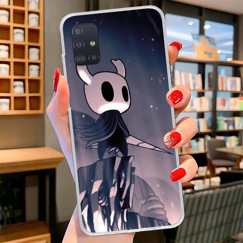 Hollow Knight Cartoon Cover Phone Case For Samsung Galaxy A12 A22 A32 A52 A72 A02S Phone Case Note 20 Ultra 10 S10 Plus A51 A71