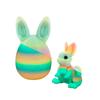 Fashion Easter 3D Printed Rabbit Eggs Rainbow Funny Animal Model Ornament Cute Happy Easter Gift