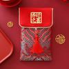 Best Wishes Brocade Red Envelop Embroidery Red Pockets Exquisite Hongbao  Spring Festival