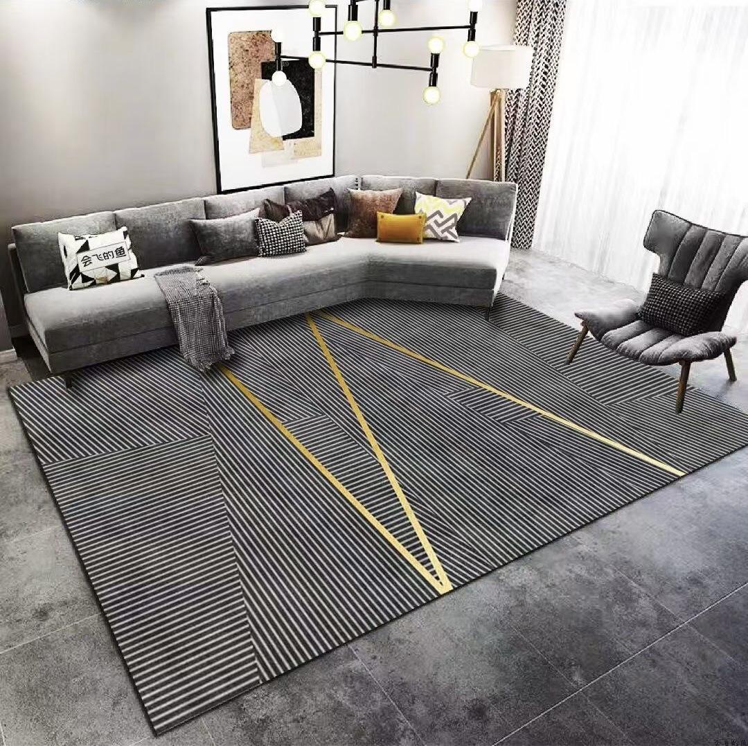 

Килим для вітальні Сучасний і простий Килим під диван і журнальний столик Побутовий Килим проти ковзання та зносостійкий 80 * 120Cm