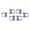 30Pieces Multiple Size Pipe Clamp Set for Liquid Transfer Systems 9/16Inch 5/8Inch Stainlesses Steel Hose Fasteners