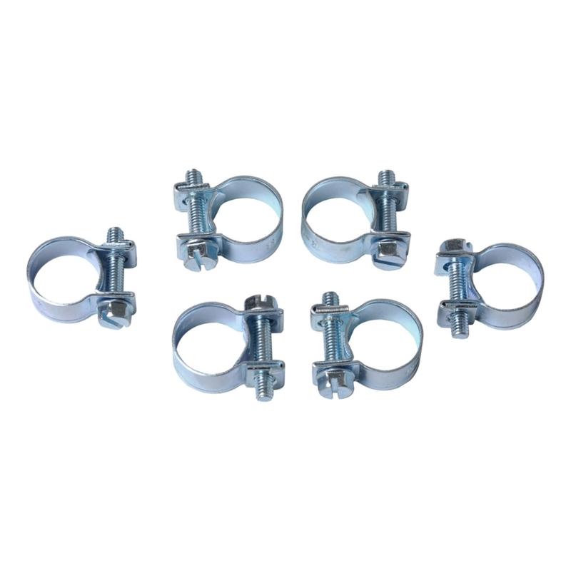 30Pieces Multiple Size Pipe Clamp Set for Liquid Transfer Systems 9/16Inch 5/8Inch Stainlesses Steel Hose Fasteners
