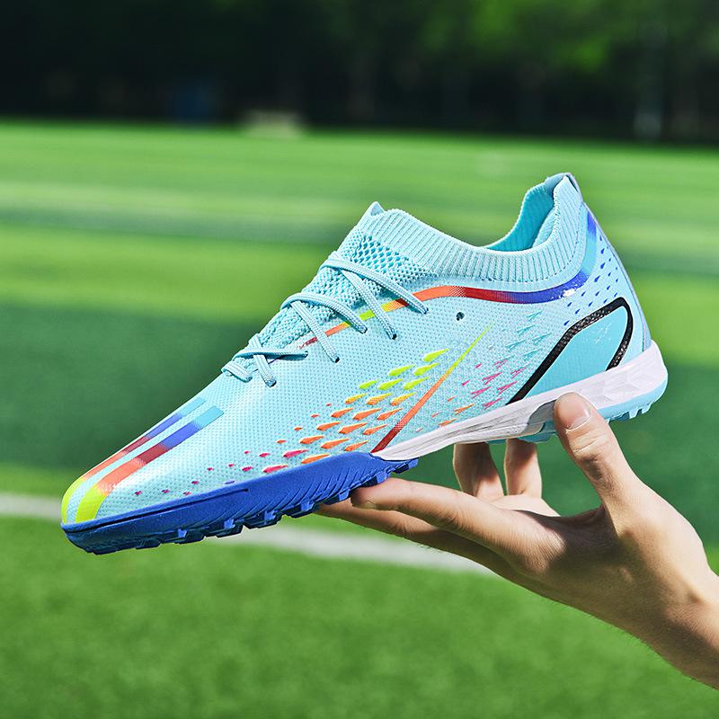 2025 Foreign Trade New Football Shoes Male Youth Student Spike Training Shoes Men's and Women's Summer Breathable Sports Shoes