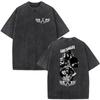 Vintage Washed Arcangel La 8va Maravilla Album 2026 Graphic T Shirt Rap Men's Fashion Hip Hop Short Sleeve T-shirts Streetwear