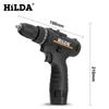 HILDA 12V Cordless Electric Drill & Screwdriver - Lithium Impact Hand Tool for Home
