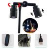 Lampă Mini Clip-on Acvariu cu Cap Dublu 6W Rotativă Ajustabilă Spotlight cu Focalizare USB Ajustabilă Zoom Lampă Creștere Plante