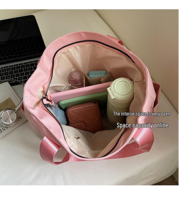 Women's Minimalist Commuter Canvas Tote: Lightweight, Versatile, Large-Capacity Shoulder Bag