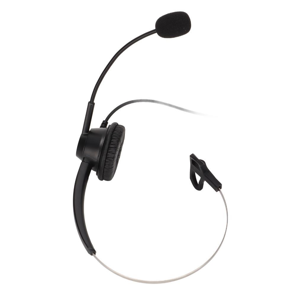 Flexible Single Ear Business Headset With Microphone Noise Reduction USB Headset  Telephone
