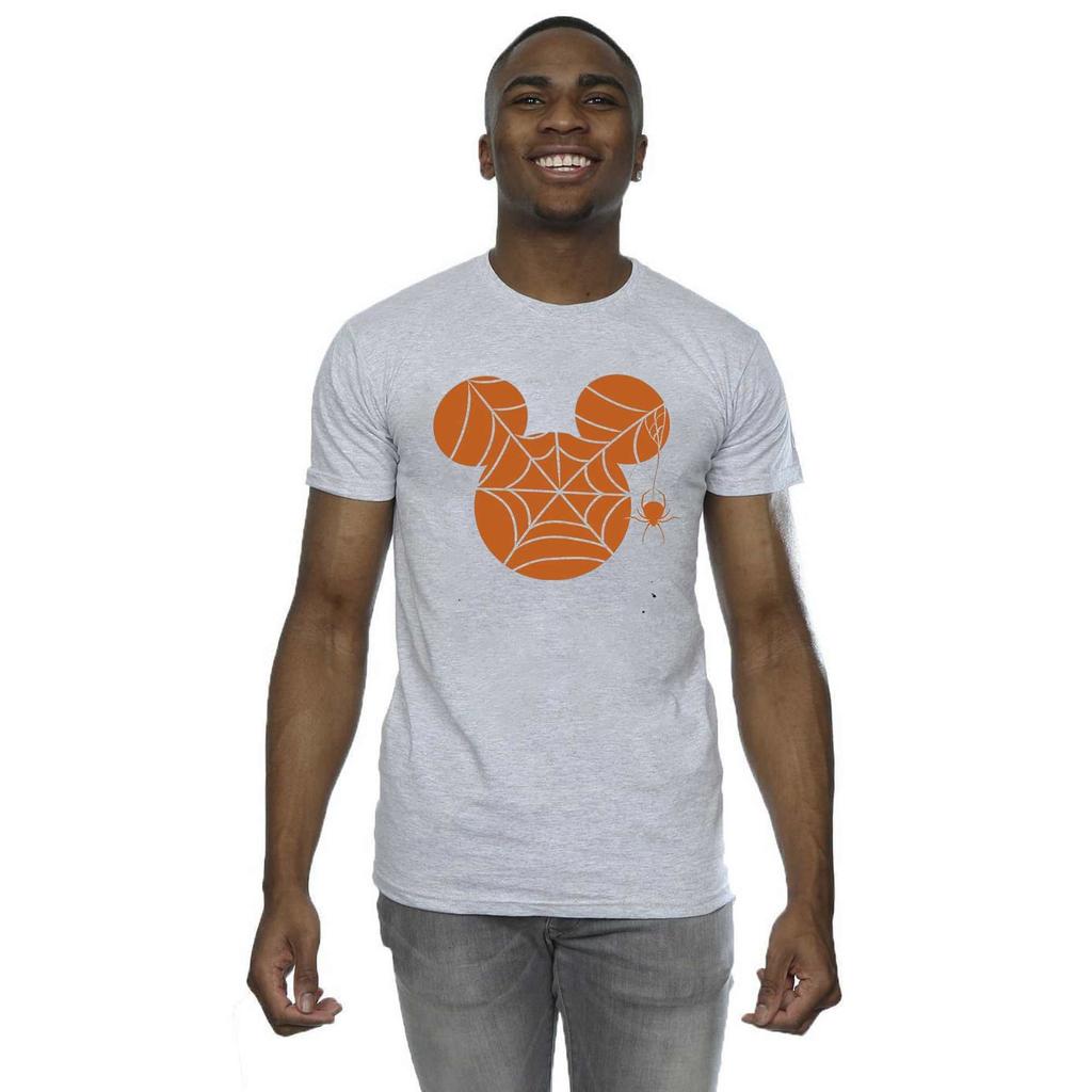 Disney Mens Cobweb Cotton T-Shirt