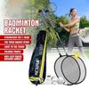 Professional Badminton Set 2Pcs Beginner Exercises Durable Alloy Badminton Racket Teenager Training