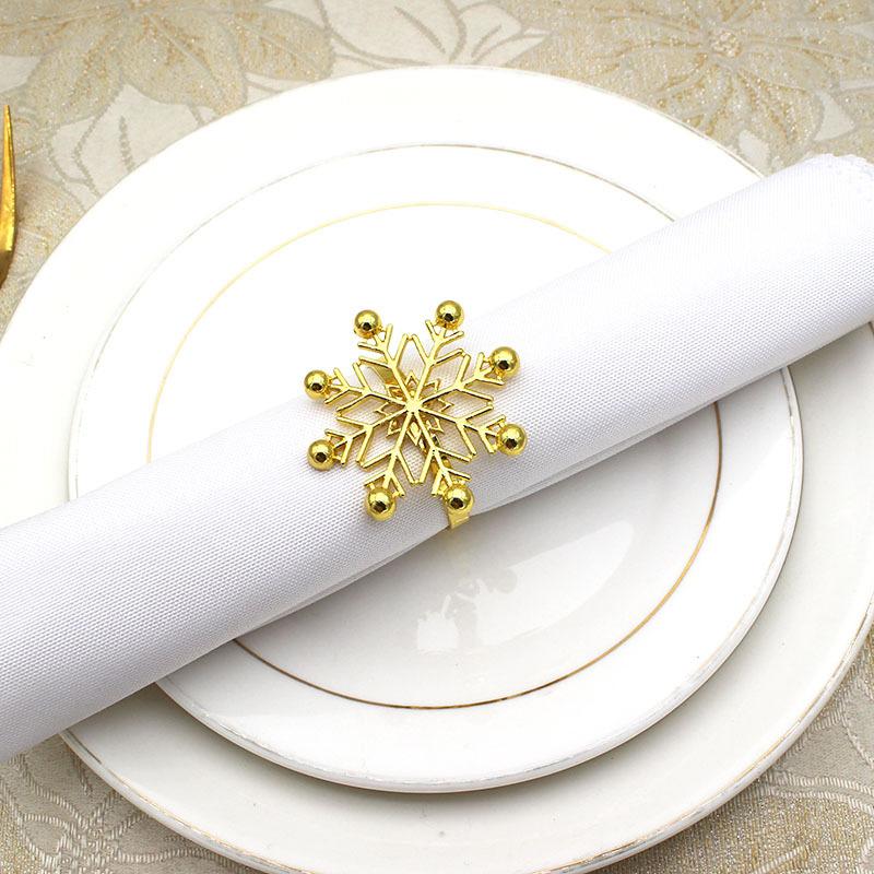 Cina de Crăciun Servețel de masă Catarame Fulgi de zăpadă Veselă Rechizite pentru festival