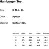 ThIs Is Never That Hamburger Tee Apricot